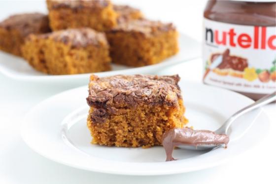 pumpkin-nutella-snack-cake