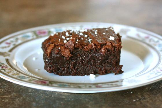 TKBlog Salted Fudge Brownies brownie time